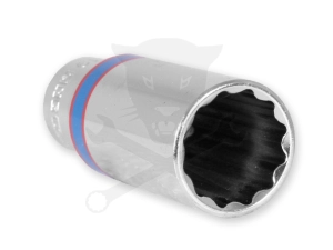 Dugókulcs - crowafej 3/8" 12 lap hosszú 19 mm KingTony