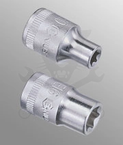 Dugókulcs - crowafej 1/2" belső torx E10 Genius
