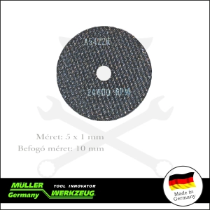 Vágókorong  50 x 1.0 mm fémre 1 db - MÜLLER