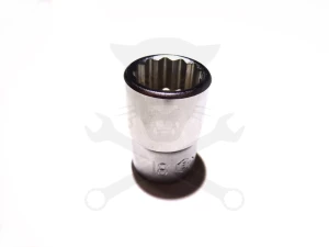 Dugókulcs - crowafej 1/2" 12 szög normál 18 mm Genius