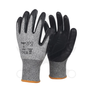 Vágásbiztos kesztyű 10/XL-es Vágásbiztos, nitril mártott