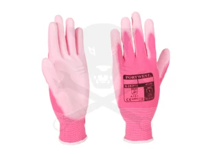 Kesztyű Buck pink - rózsaszín PW poliuretán tenyér 07-es S