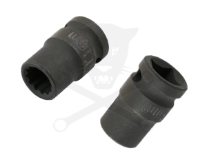 Légkulcsfej 1/2" 13 mm rövid 12 lapú 38 mm -SAF tengelyekhez