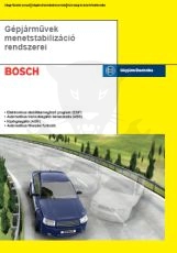 Szakkönyv Gépjárművek menetstabilizáló rendszerei