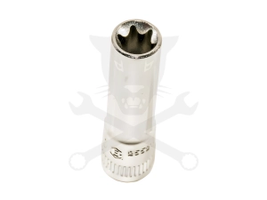 Dugókulcs - crowafej 1/4" belső hosszú torx E07 Genius