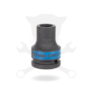 Dugókulcs - crowafej 3/4" 6 lap normál 17 mm vékonyfalú - King Tony