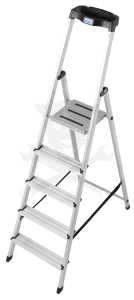 Létra ALU lépcsőfokos álló 1x 5 fokos - Krause Monto SAFETY