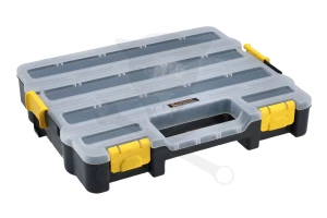 Szortimenter tárolódoboz variálható rekeszek 380x270x60 mm - Connect