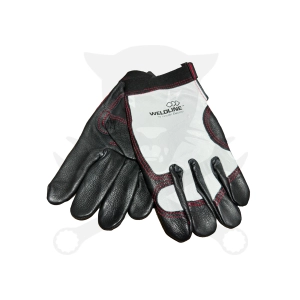 Kesztyű hegesztő, hő-lángálló- WELD'fit "L" marhabőr+kevlar -Lincoln
