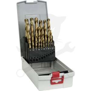 Csigafúró készlet HSS-Tin  25 db-os 1.0-13.0 mm - Bosch