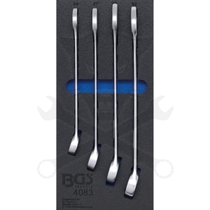 Csillag-Villás készlet 4 db-os szerszámos kocsiba habtálcás 24-32 mm -1/3