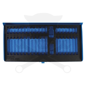 Torx-imb.- spline bit készlet 40 db-hez üres fémtartó doboz