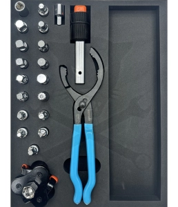 Szerszámkészlet, tálcás 28 db-os - SP Tools