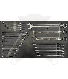 Tálcás SP Tools "XL" Csillag-villáskulcs készlet 26db-os - QUAD DRIVE
