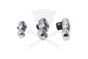 Crowa racsnis fej készlet 3 db-os mini 1/4"-3/8"-1/2" - Laser