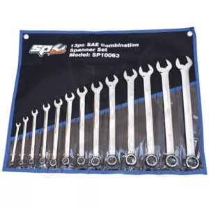 Csillag-villáskulcs készlet 13 db COLOS 1/4"-1" QUAD DRIVE - SP Tools