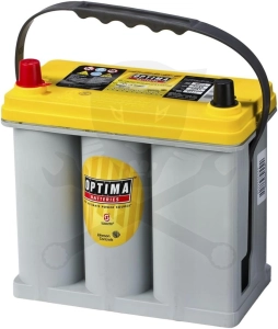 Akku OPTIMA YELLOW TOP 12V 38Ah 460A Bal pozitív 237x129x201 mm