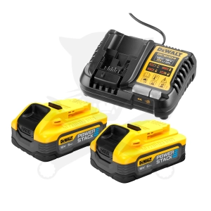 Akkumulátor szett töltővel - 18V 5.0Ah 2db akku - DeWalt