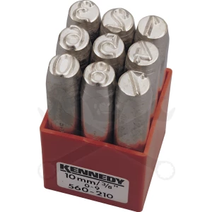 Számbeütő készlet, kézi 9 db-os 12 mm (KEN-560-6080K)