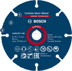 Vágókorong 76 x 10 mm gyémánttárcsa univerzális - Bosch