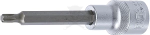 Rátűzőkulcs - crowa+bit 1/2" torx T30 hosszított - BGS