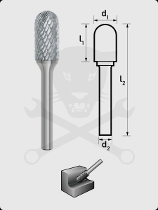 Turbómaró  6 x 16 mm hengeres forma, gömbvégű, WRC 0616/S6 MX