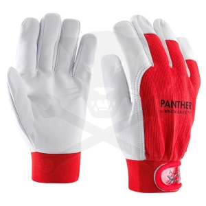Kesztyű - sofőrkesztyű - báránybőr Panther 12 / XXXL Piros