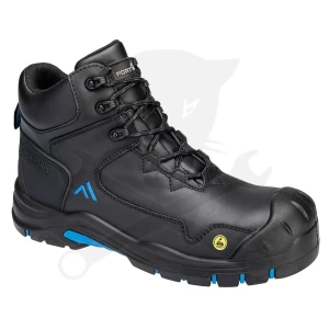 Munkavédelmi bakancs Apex Mid S3S ESD HRO SR SC FO fekete 41-es
