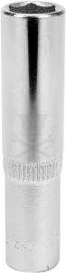 Dugókulcs - crowafej 1/4" 6 lap hosszú  8 mm - Yato