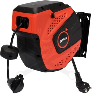 Kábeldob fali automatikus csévélődob 230V 10 +1 méter 3 x 1.5 mm2 -
