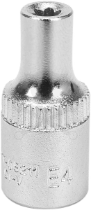 Dugókulcs - crowafej 1/4" belső Torx E4 mm - Yato