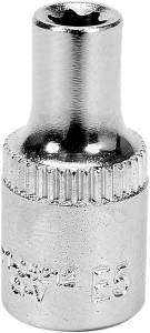 Dugókulcs - crowafej 1/4" belső Torx E5 mm - Yato