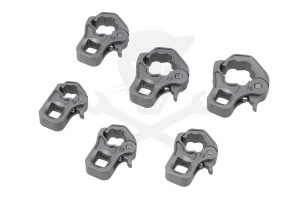 Csillagkulcs adapter készlet nyitható 3/8"  6 db: 10-19 mm "Crowfoot" -