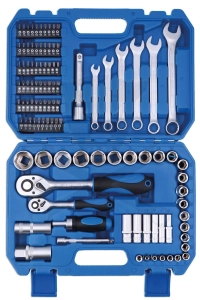 Szerszámkészlet 104 részes dugókulcs készlet 1/2"-1/4" - Laser