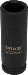Légkulcsfej 1/2" 6 l.h. 19-es Yato