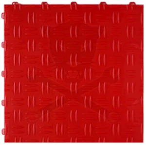 Műhelypadló - SwissDeck DiamondDeck 33,3x33,3cm Racing Red