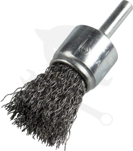 Drótkorong ecsetkefe hullámos 25 x 6 mm BPS 600 W acél