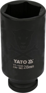 Légkulcsfej 1/2" 6 l.h. 28-as Yato