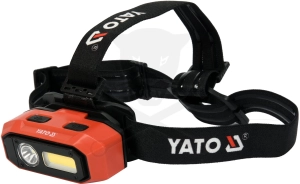 Szerelőlámpa - Fejlámpa LED 800 Lumen - akkus mozgásérzékelős YATO