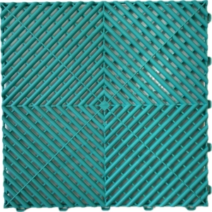 Műhelypadló - SwissDeck RibDeck Classic 33,3 x 33,3 cm - Turquoise