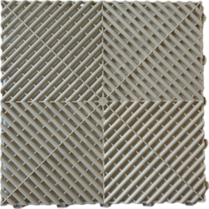 Műhelypadló - SwissDeck RibDeck Classic 33,3 x 33,3 cm - Ivory/Elefántcs