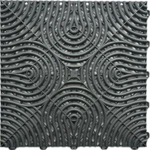 Műhelypadló - SwissDeck RibDeck Infinity 33,3x33,3cm Slate Grey