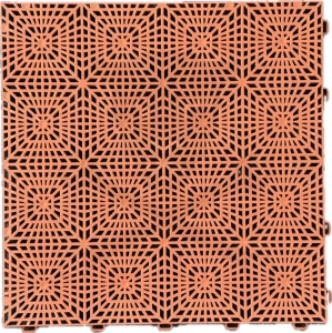 Műhelypadló - SwissDeck SportDeck 33,3 x 33,3 cm - Terracotta