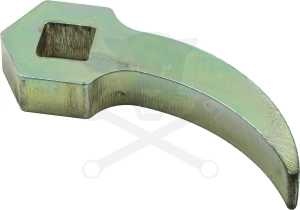 Feszítő szerszám  70 mm hosszú pajszer 1/2" adapter, kerek ívelt vég