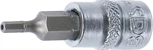 Rátűzőkulcs - crowa+bit 1/4" lyukas imbusz 2,5 mm - BGS