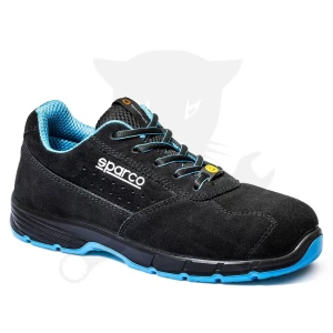 Munkavédelmi cipő SPARCO - Horizon Moreno S1PS fekete-kék 35-ös