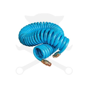 Levegőcső spirál  9 m kék - szerelt  8 mm / 5 mm PU - SP Tools