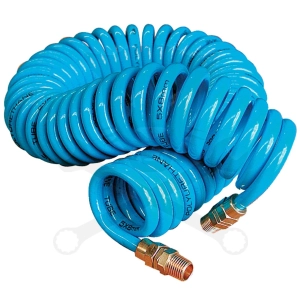 Levegőcső spirál 15 m kék - szerelt  8 mm / 5 mm PU - SP Tools