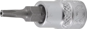 Rátűzőkulcs - crowa+bit 1/4" torx, furatos TPX15 x 38 mm - BGS