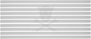 Ragasztórúd (ragasztópatron)  7.2 mm x 200 mm 10 db-os ÁTLÁTSZÓ- Yato